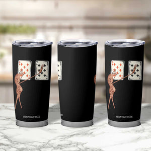 67 Marcus The Worm Poker Game Tumbler Cup Funny Six Seven Meme Playing Cards TS14 Print Your Wear