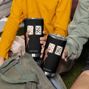 67 Marcus The Worm Poker Game Tumbler Cup Funny Six Seven Meme Playing Cards TS14 Print Your Wear