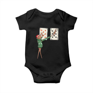 67 Marcus The Worm Poker Game Christmas Baby Onesie Funny Six Seven Meme Playing Cards Holiday Vibe TS14 Black Print Your Wear