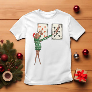 67 Marcus The Worm Poker Game Christmas T Shirt Funny Six Seven Meme Playing Cards Holiday Vibe TS14 White Print Your Wear