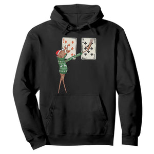 67 Marcus The Worm Poker Game Christmas Hoodie Funny Six Seven Meme Playing Cards Holiday Vibe TS14 Black Print Your Wear
