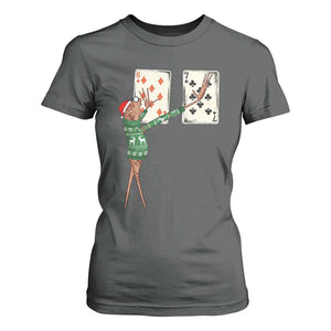 67 Marcus The Worm Poker Game Christmas T Shirt For Women Funny Six Seven Meme Playing Cards Holiday Vibe TS14 Dark Heather Print Your Wear
