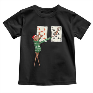 67 Marcus The Worm Poker Game Christmas Toddler T Shirt Funny Six Seven Meme Playing Cards Holiday Vibe TS14 Black Print Your Wear
