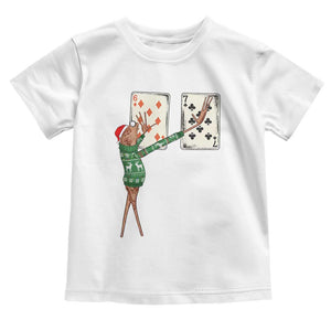 67 Marcus The Worm Poker Game Christmas Toddler T Shirt Funny Six Seven Meme Playing Cards Holiday Vibe TS14 White Print Your Wear