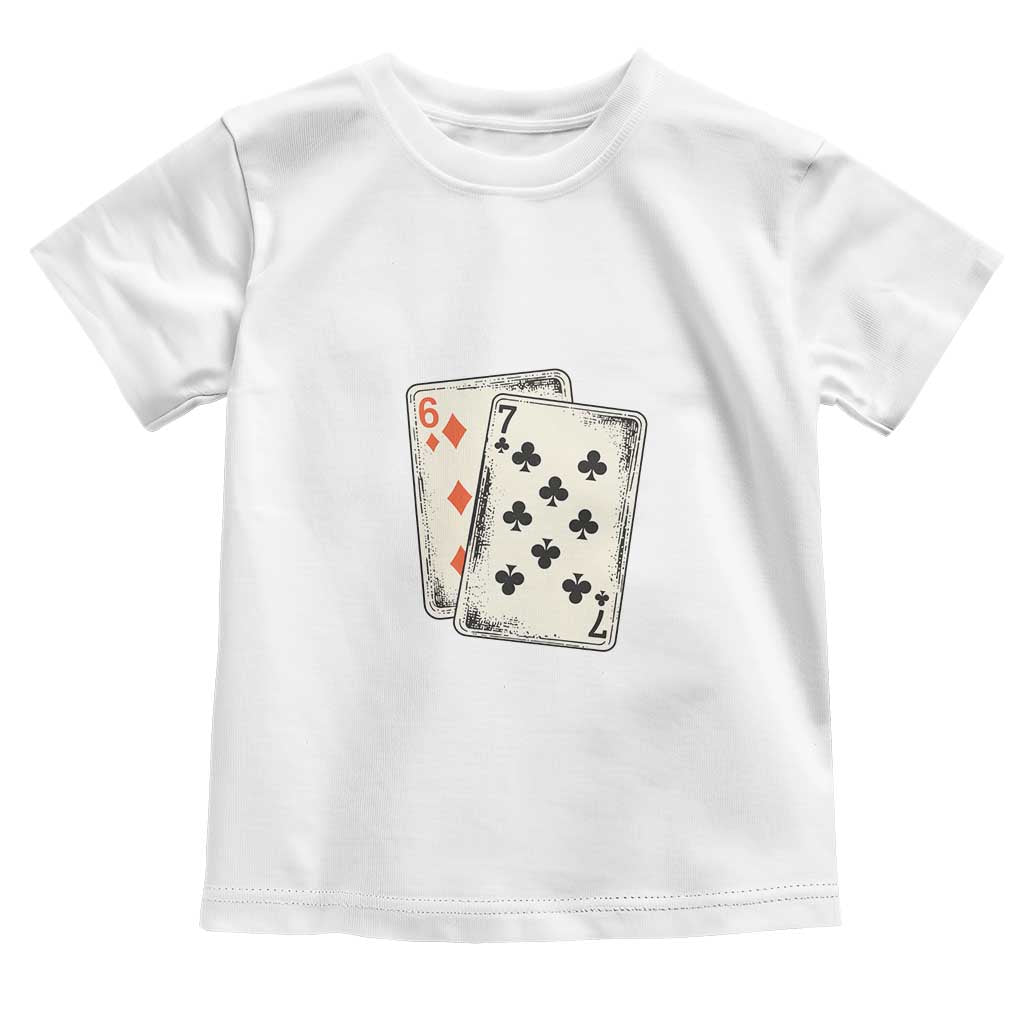 I Survived 67 Days Of School Toddler T Shirt Playing Cards Meme TS14 White Print Your Wear