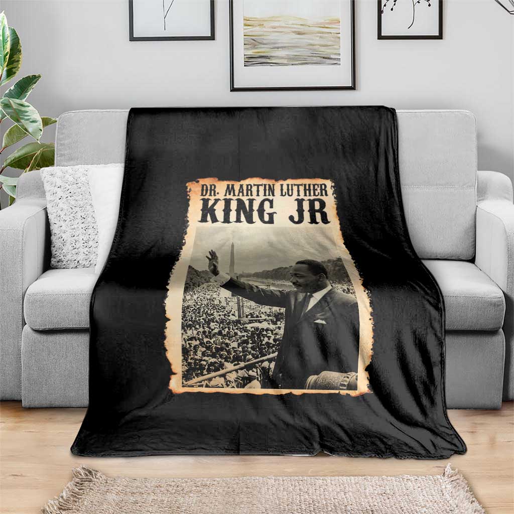 Martin Luther King Jr MLK Day Throw Blanket TS14 Print Your Wear