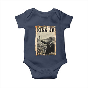 Martin Luther King Jr MLK Day Baby Onesie TS14 Navy Print Your Wear