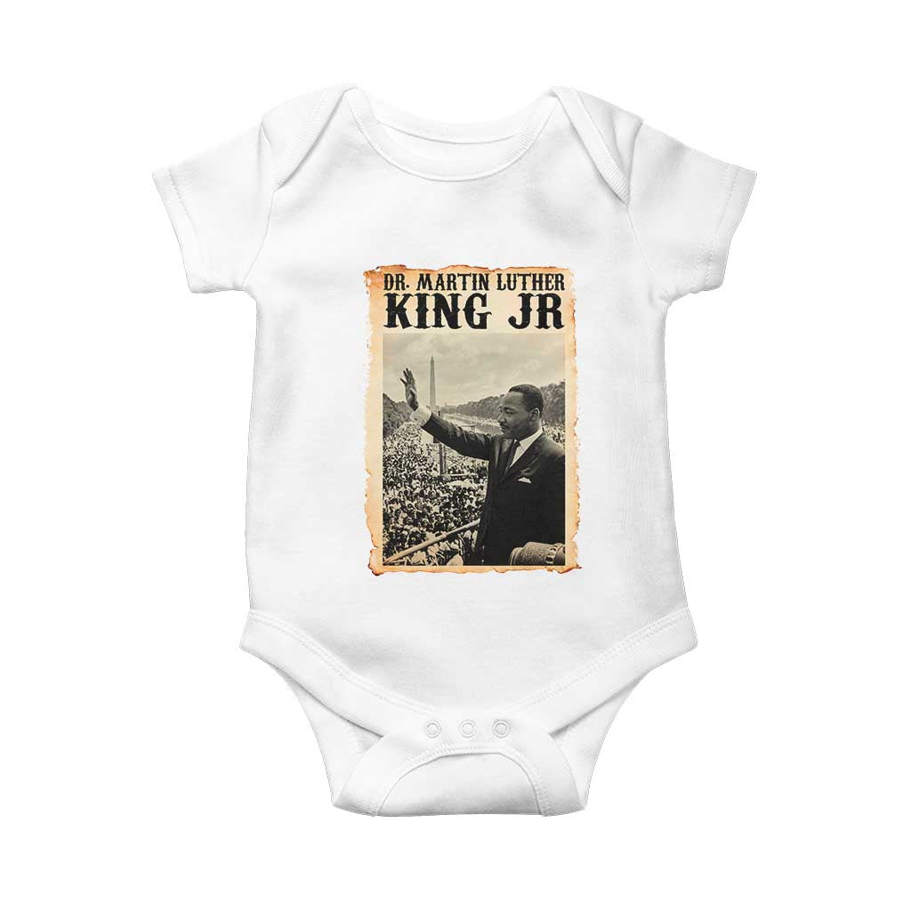 Martin Luther King Jr MLK Day Baby Onesie TS14 White Print Your Wear