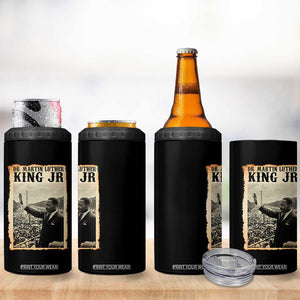 Martin Luther King Jr MLK Day 4 in 1 Can Cooler Tumbler TS14 Print Your Wear