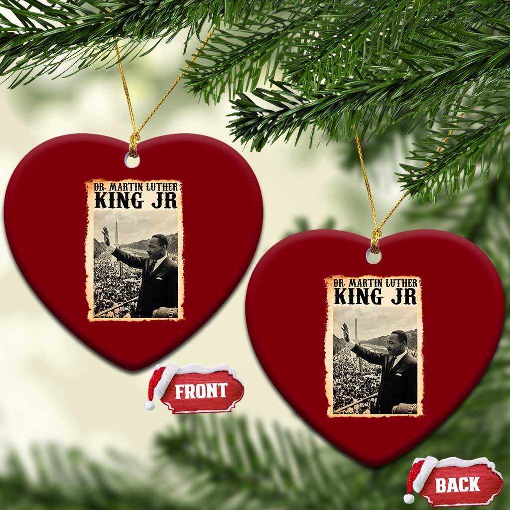 Martin Luther King Jr MLK Day Ceramic Ornament TS14 Print Your Wear