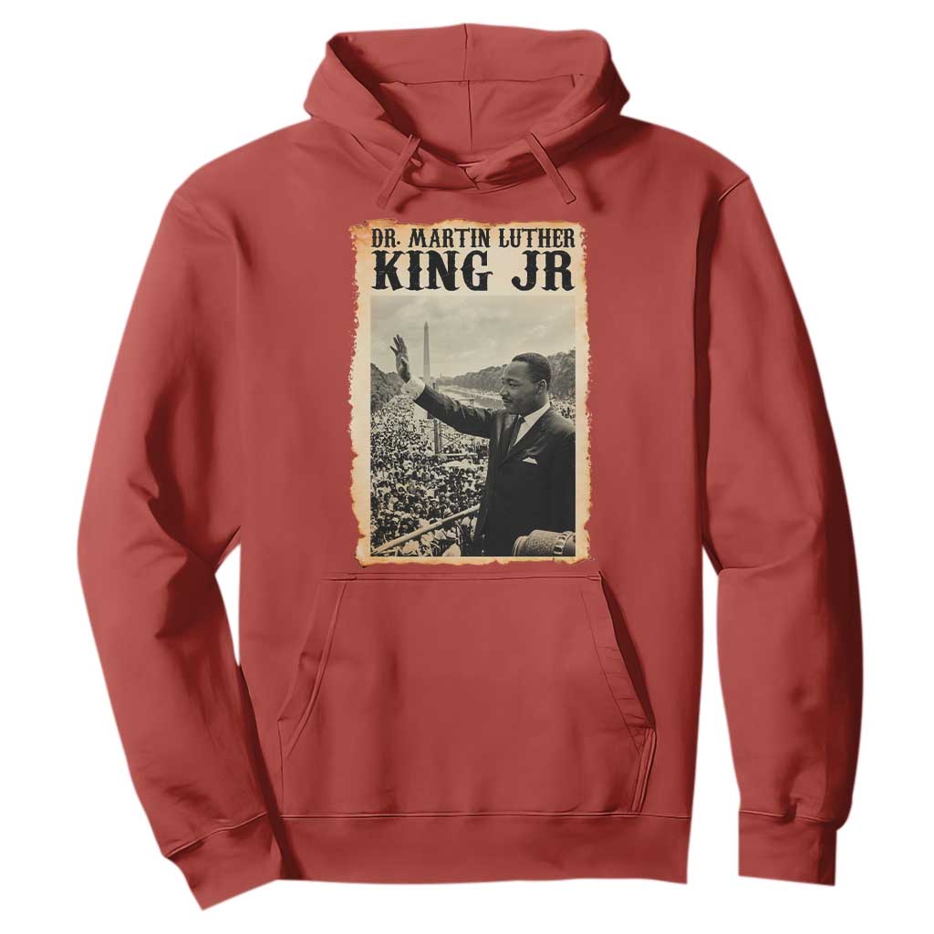 Martin Luther King Jr MLK Day Hoodie TS14 Red Print Your Wear