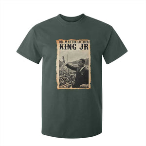 Martin Luther King Jr MLK Day T Shirt For Kid TS14 Dark Forest Green Print Your Wear