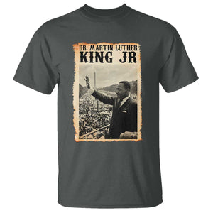 Martin Luther King Jr MLK Day T Shirt TS14 Dark Heather Print Your Wear