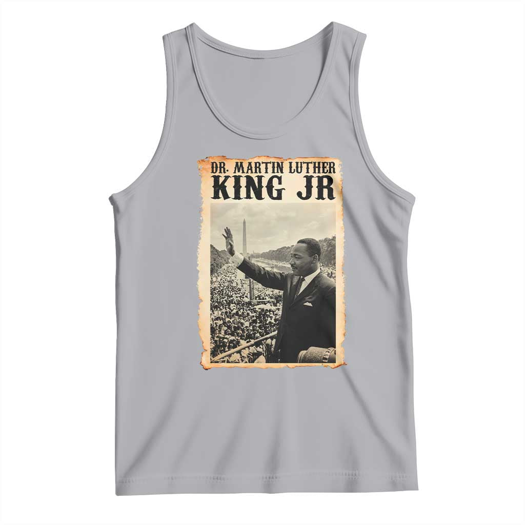 Martin Luther King Jr MLK Day Tank Top TS14 Athletic Heather Print Your Wear