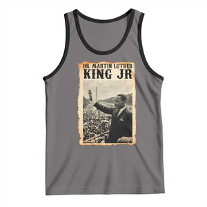 Martin Luther King Jr MLK Day Tank Top TS14 Deep Heather Black Print Your Wear