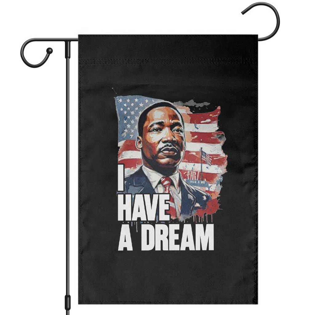 Martin Luther King Jr Garden Flag I Have A Dream TS14 Black Print Your Wear