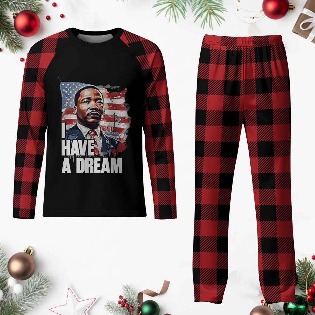 Martin Luther King Jr Plaid Pajama Set I Have A Dream TS14 Buffalo Plaid Print Your Wear