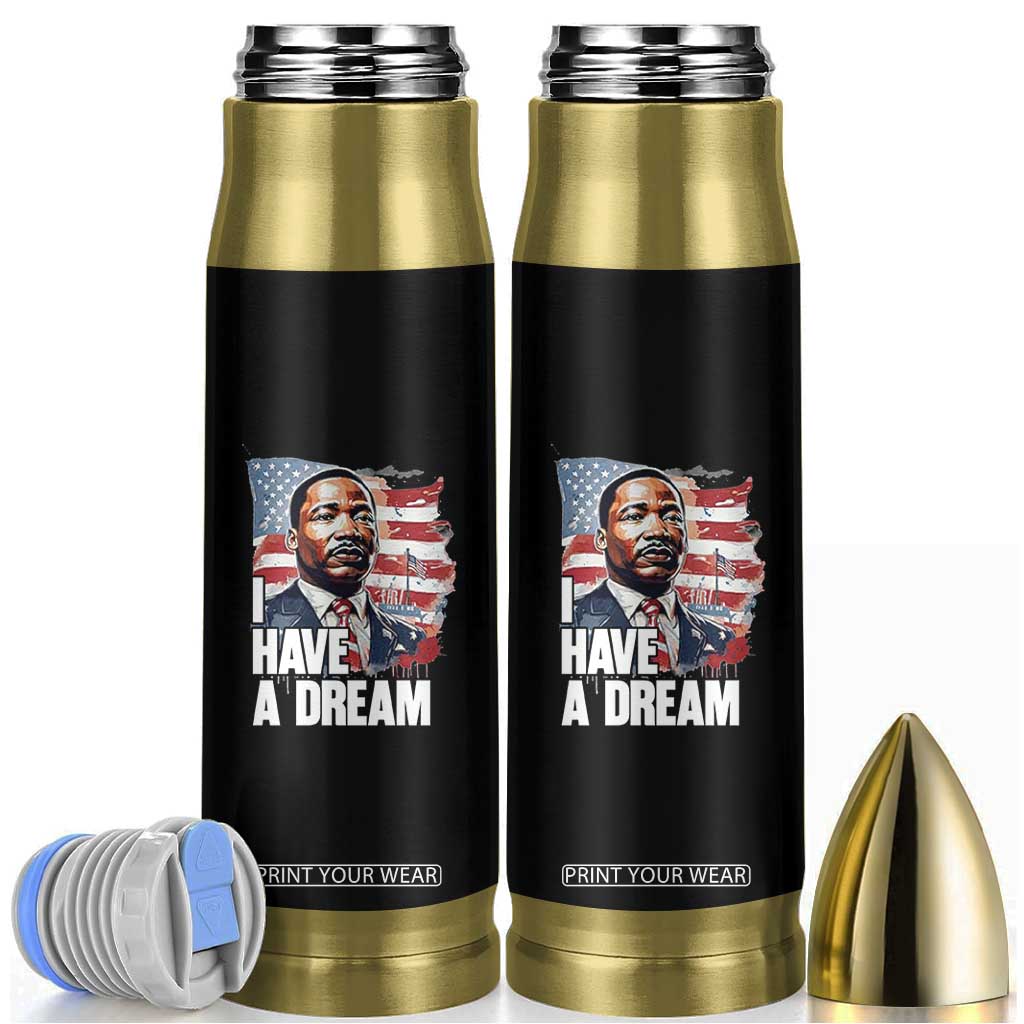 Martin Luther King Jr Bullet Tumbler I Have A Dream TS14 Black Print Your Wear