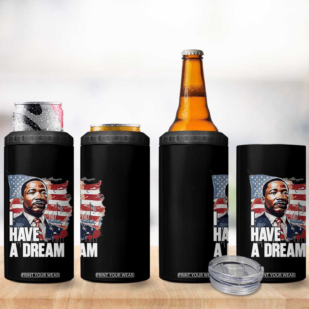 Martin Luther King Jr 4 in 1 Can Cooler Tumbler I Have A Dream TS14 Print Your Wear