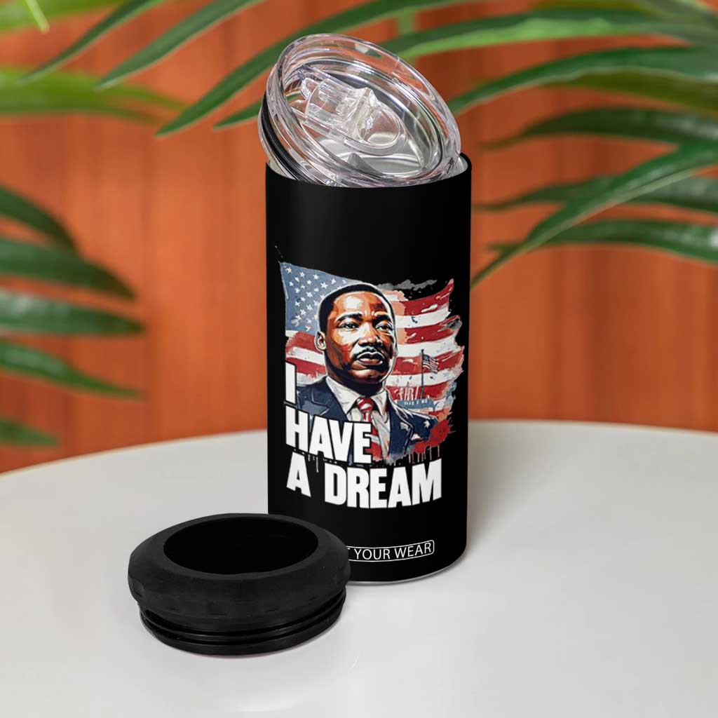 Martin Luther King Jr 4 in 1 Can Cooler Tumbler I Have A Dream TS14 Print Your Wear