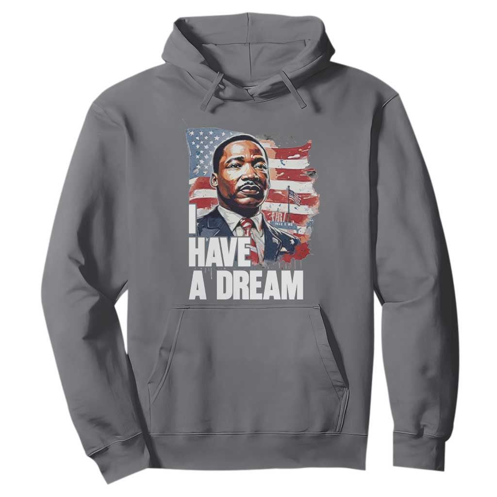 Martin Luther King Jr Hoodie I Have A Dream TS14 Charcoal Print Your Wear