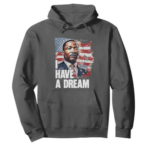 Martin Luther King Jr Hoodie I Have A Dream TS14 Dark Heather Print Your Wear
