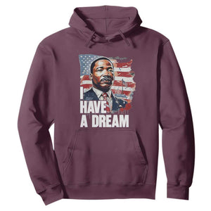 Martin Luther King Jr Hoodie I Have A Dream TS14 Maroon Print Your Wear
