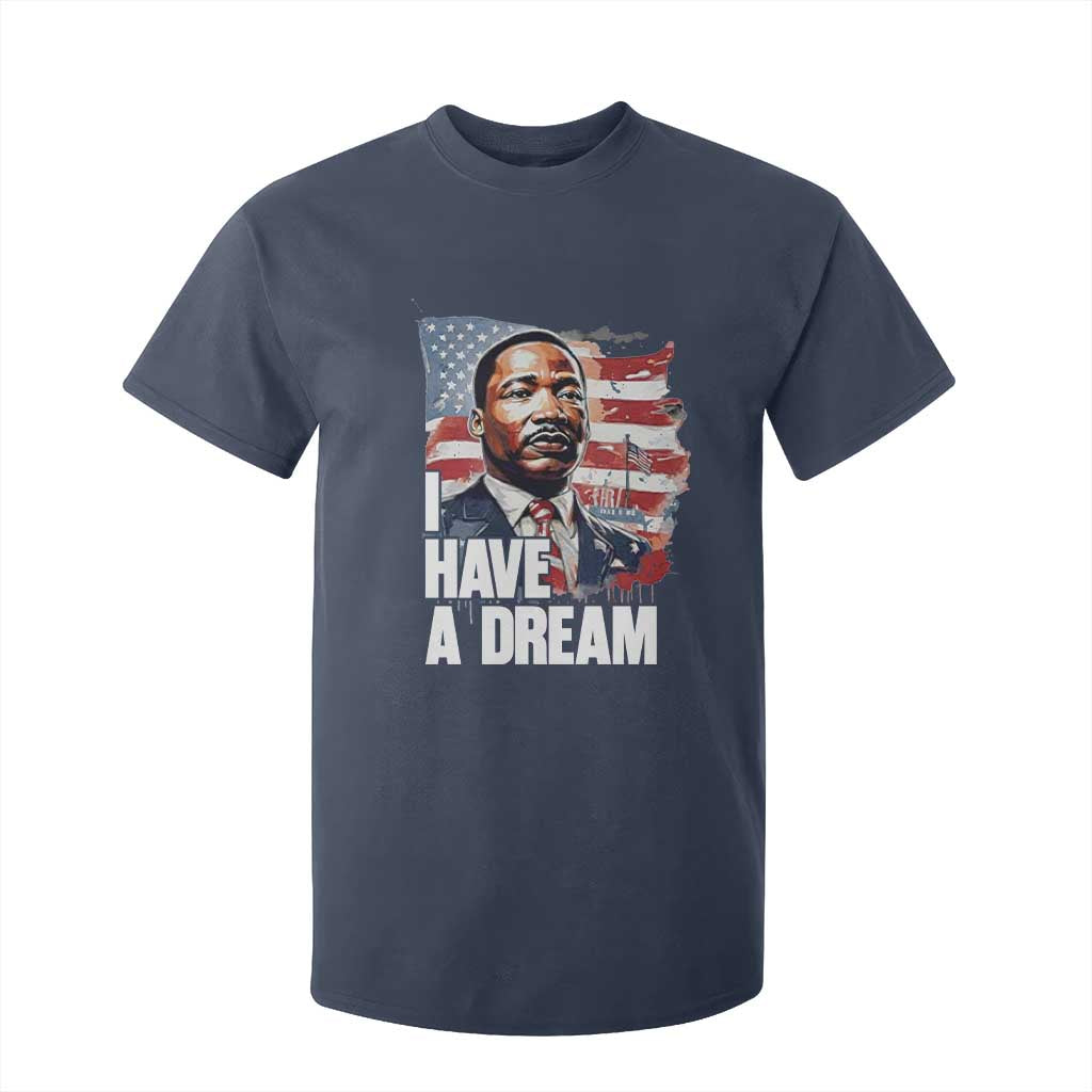 Martin Luther King Jr T Shirt For Kid I Have A Dream TS14 Navy Print Your Wear