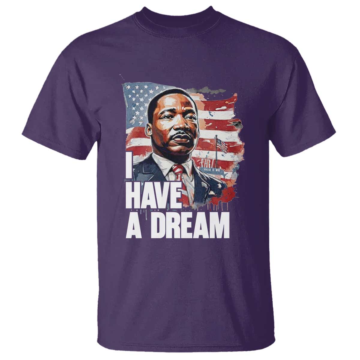 Martin Luther King Jr T Shirt I Have A Dream TS14 Purple Print Your Wear