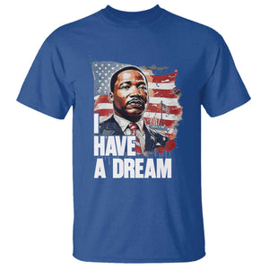 Martin Luther King Jr T Shirt I Have A Dream TS14 Royal Blue Print Your Wear