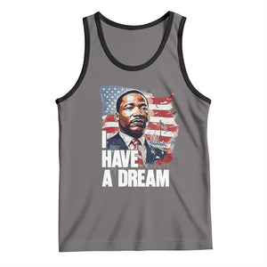 Martin Luther King Jr Tank Top I Have A Dream TS14 Deep Heather Black Print Your Wear