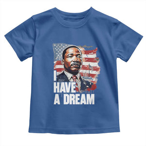 Martin Luther King Jr Toddler T Shirt I Have A Dream TS14 Royal Blue Print Your Wear