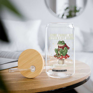 Funny Frog Sarcastic Glass Can Some Things Are Better Left Alone TS14 Print Your Wear
