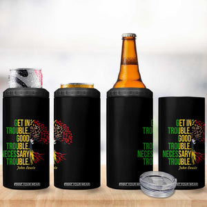 John Lewis Quote Civil Rights 4 in 1 Can Cooler Tumbler Get in Good Necessary Trouble TS14 Print Your Wear
