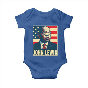 John Lewis Baby Onesie Black History Month TS14 Royal Blue Print Your Wear