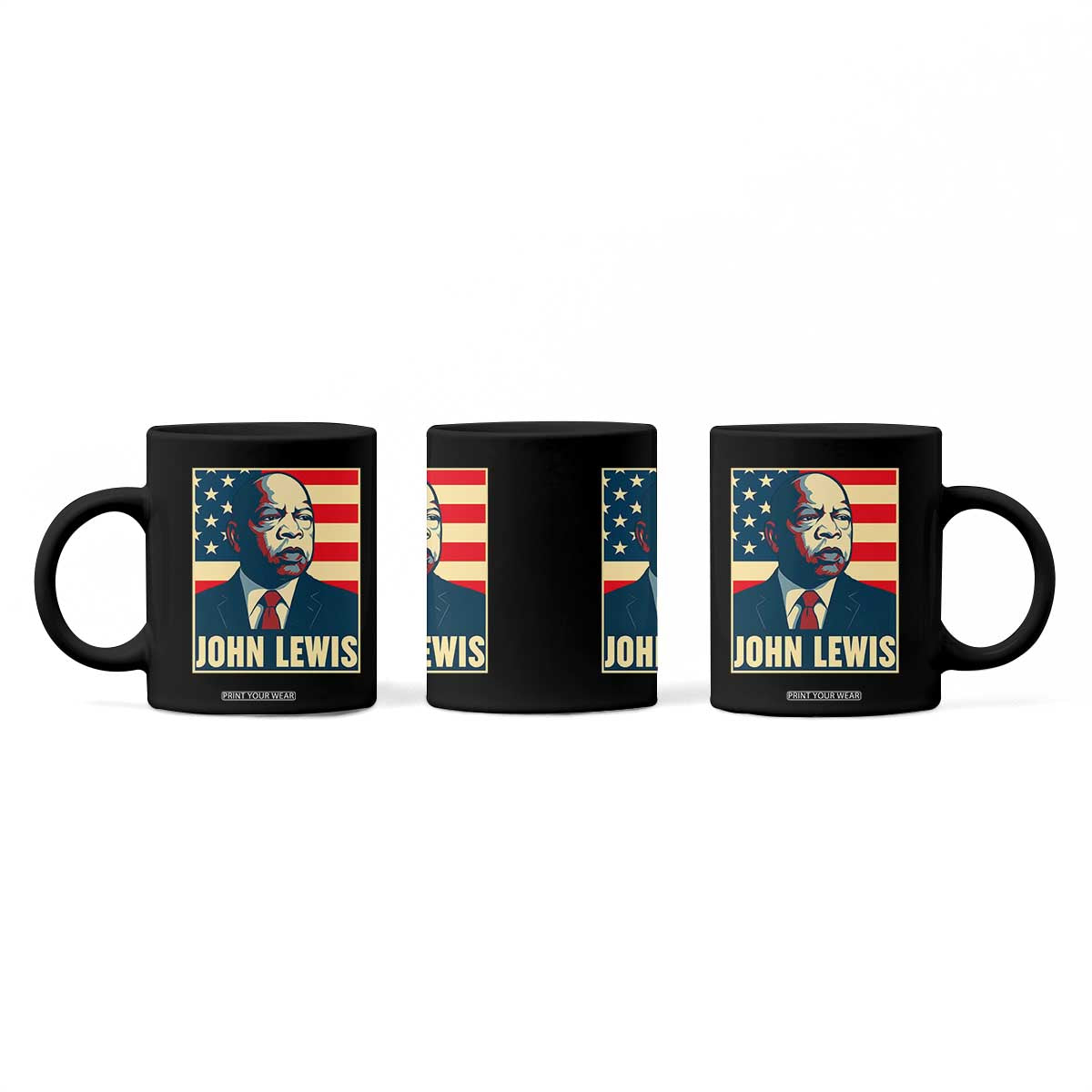 John Lewis Coffee Mug Black History Month TS14 Print Your Wear