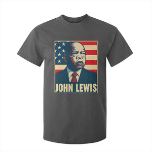 John Lewis T Shirt For Kid Black History Month TS14 Dark Heather Print Your Wear