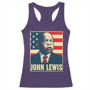 John Lewis Racerback Tank Top Black History Month TS14 Purple Print Your Wear