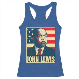 John Lewis Racerback Tank Top Black History Month TS14 Royal Blue Print Your Wear
