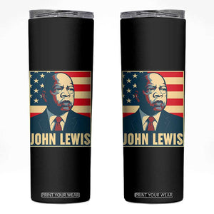 John Lewis Skinny Tumbler Black History Month TS14 Black Print Your Wear