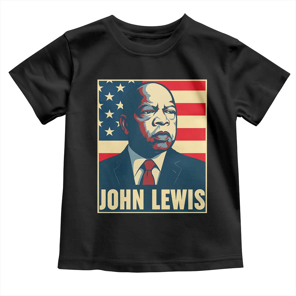 John Lewis Toddler T Shirt Black History Month TS14 Black Print Your Wear