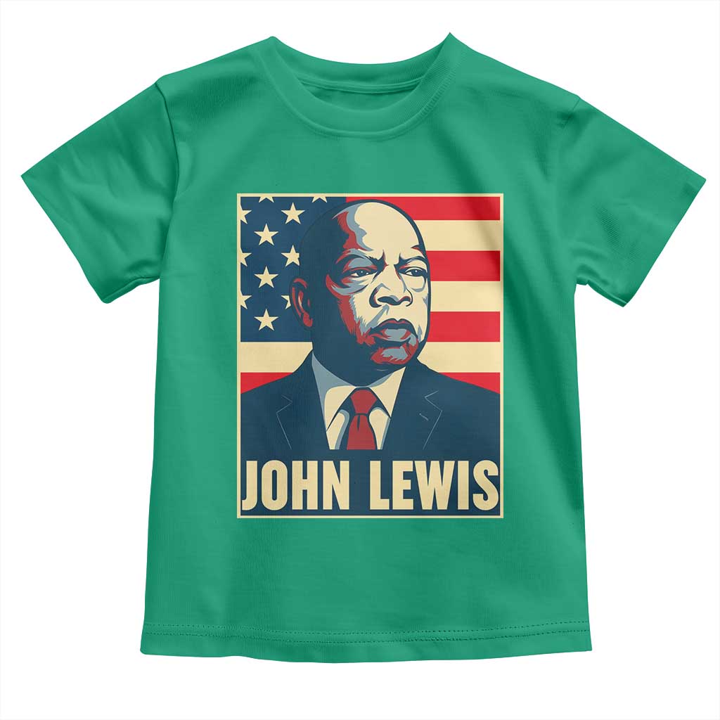 John Lewis Toddler T Shirt Black History Month TS14 Irish Green Print Your Wear