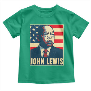 John Lewis Toddler T Shirt Black History Month TS14 Irish Green Print Your Wear