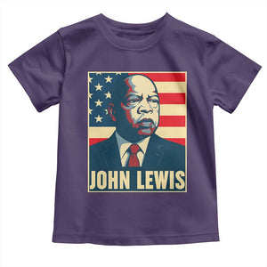 John Lewis Toddler T Shirt Black History Month TS14 Purple Print Your Wear
