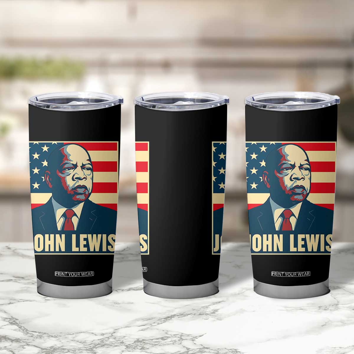 John Lewis Tumbler Cup Black History Month TS14 Print Your Wear