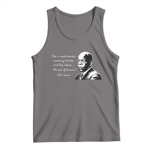 John Lewis Quote Tank Top Black History Good Trouble TS14 Deep Heather Print Your Wear