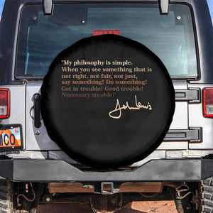 John Lewis Quote Spare Tire Cover Black History Month TS14 No hole Black Print Your Wear