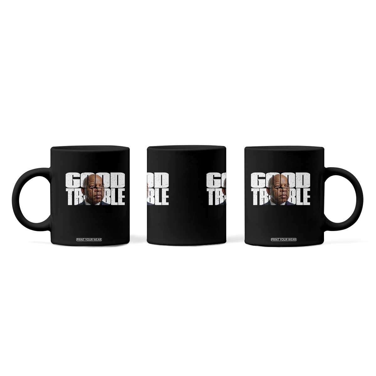 John Lewis Quote Affrican American Coffee Mug Black History Good Trouble TS14 Print Your Wear