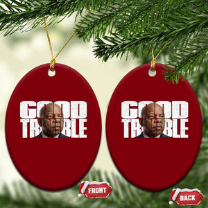 John Lewis Quote Affrican American Ceramic Ornament Black History Good Trouble TS14 Print Your Wear