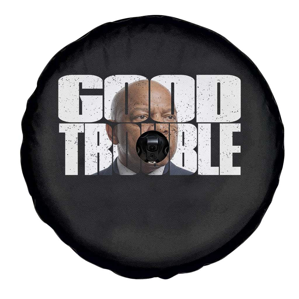 John Lewis Quote Affrican American Spare Tire Cover Black History Good Trouble TS14 Print Your Wear